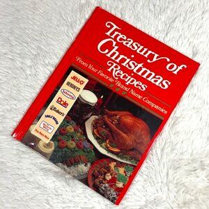 Vintage Treasury of Christmas Favorite Brand Name Companies Recipes Book